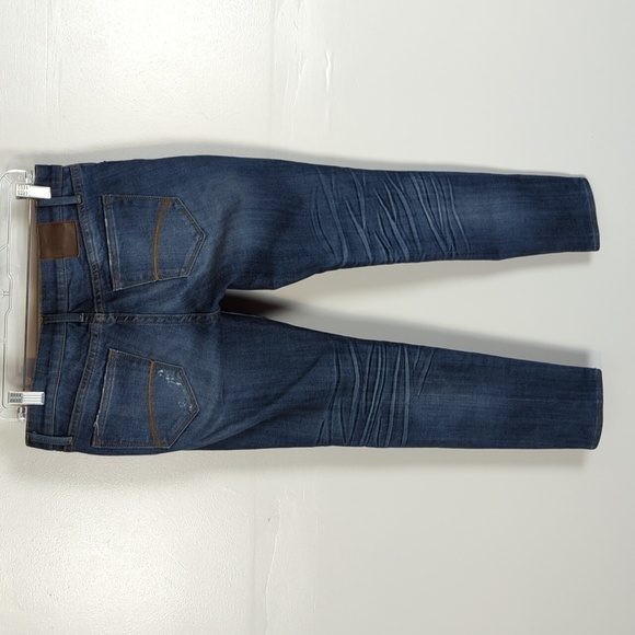Driftwood Distressed Ankle Length Skinny Jeans - Picture 5 of 11